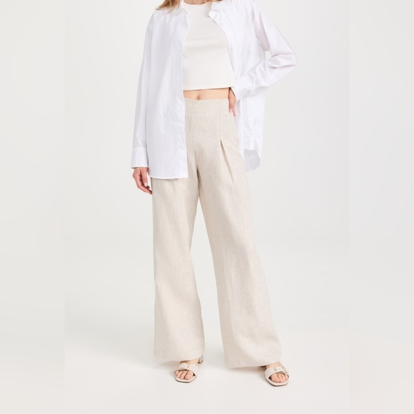 Reformation Cleo Linen Pants - Picture 2 of 15